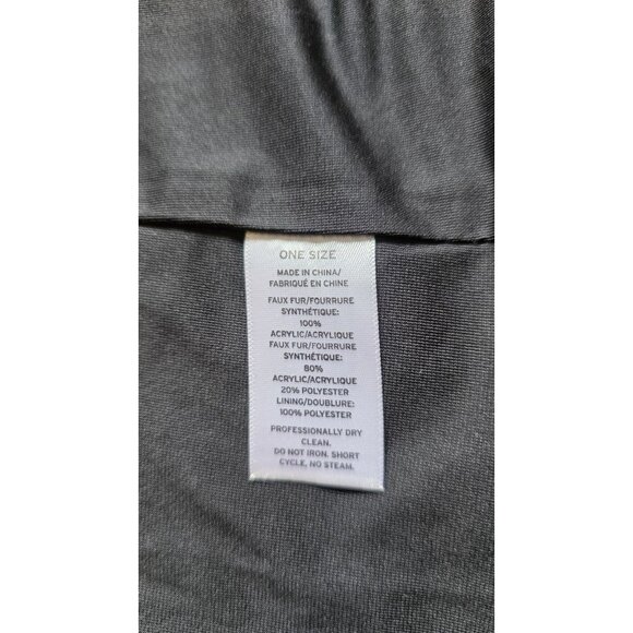 Hinge Vest Designed In Seattle Faux Fur One Size Mob Wife Old Money Maximalist - Picture 4 of 7